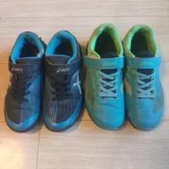 アシックス レーザービーム 22cm 23cm セット