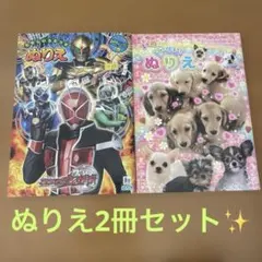 ⭐️仮面ライダーウィザード といぬのぬりえ 2冊セット⭐️