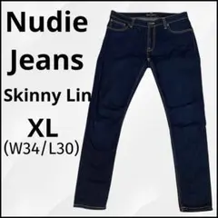 美品 Nudie jeans Skinny Lin W34 インディゴ デニム
