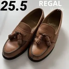 REGAL リーガル　革靴　レザー ブラウン　24.5 ローファー　タッセル　革