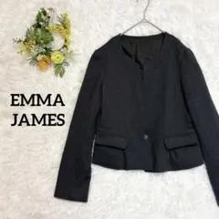 【エマジェイムズ】ノーカラージャケット　フォーマル　上品　卒業式　入学式