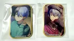 プロセカ　スクエア缶バッジ　青柳冬弥