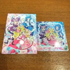 キミとアイドルプリキュア 丸美屋 カレー キラキラステッカー シール 集合 2枚