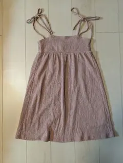 GU テクスチャーキャミソールミニワンピース Sサイズ