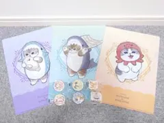 mofusand　くら寿司　モフサンド　クリアファイル　缶バッジ　ステッカー