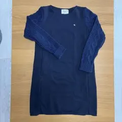 Arnold★パーマー★ネイビー 長袖ニットワンピース