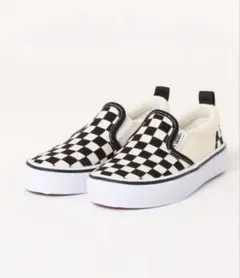VANS チェッカー　スリッポン 15cm