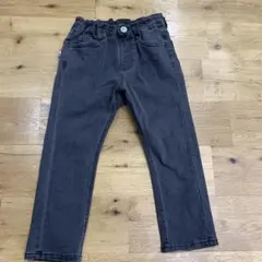 キッズ デニムパンツ 長ズボン ブラック 110cmブリーズ美品