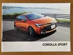美品 トヨタ カローラ スポーツ カタログ・オプションカタログ ・価格表