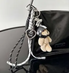ヘルメットテディベア キーホルダー
