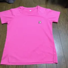 FILA フィラ 半袖Tシャツ レディース ピンク Lのサムネイル