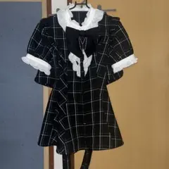 PUTUMAYO 紫黒ストライプ ジャンパースカート - メルカリ