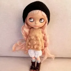 ＊ブライスアウトフィット ポコポコセーター ブライスセーター ブライス洋服＊