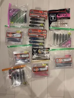 バス釣り引退 RAID JAPAN JACKALL ワームセット - メルカリ