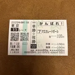 2026年最新】マスカレードボール 馬券の人気アイテム - メルカリ