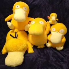 ポケモン コダック ぬいぐるみ マスコット 5点セットのサムネイル