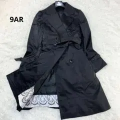 【美品】ブラック チェスターブレストコート ダウン中綿入りライナー付き Mサイズ
