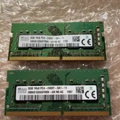 8GB DDR4 メモリ PC4-2400T 2枚　16GB
