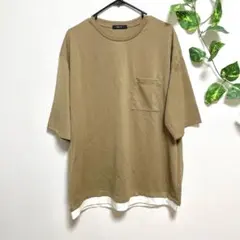 【コムサイズム】半袖Tシャツ カットソー ゆったりサイズ ユニセックス