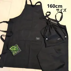 キッズエプロンセット！黒3