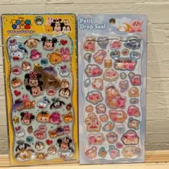 【正規品】ツムツム & カービィ プチドロップステッカーセット