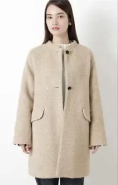 human woman ヒューマン ウーマン モコファーリバーシブルコート