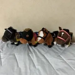 競走馬 ぬいぐるみ 3体セット - メルカリ