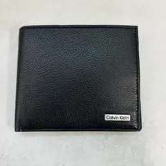 カルバンクライン 折り財布 コンパクトウォレット レザー ブラックのサムネイル