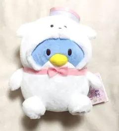 サンリオ　はぴだんぶい　着ぐるみわんこぬいぐるみ　タキシードサム