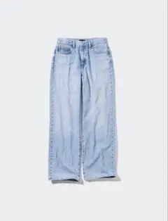 UNIQLO ワイドストレートジーンズ　22