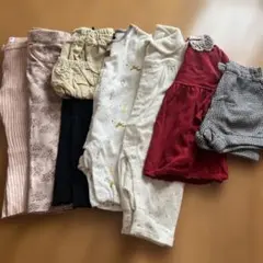 女の子 60〜80cm まとめ売り ベビー服7点