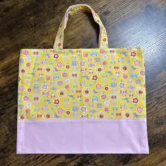 13.レッスンバッグ 絵本バッグ 手提げ ガールズ柄 女の子