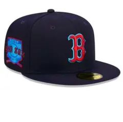 未使用！ニューエラMLB公式 ボストンレッドソックス帽子キャップ紺 正規品