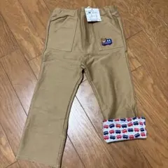 新品　ミキハウス 定番パンツ　サイズ90 折り返し柄あり