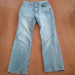 GLR DENIM ライトブルー ストレートデニム