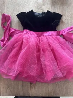 ミニーちゃんベロアワンピース