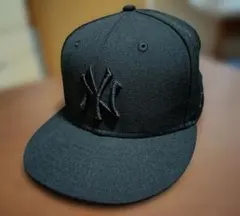 ※再出品　【ニューエラ】ニューヨーク・ヤンキース ブラックキャップ７5/8