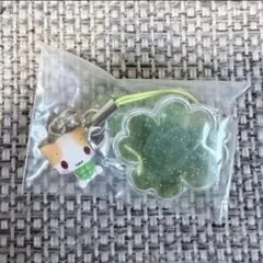 シークレットクローバーストラップ（むねきゅん平成女児アイテム）　ふわふわにゃんこ