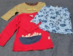 長袖Tシャツ3枚セット 90