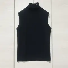 【極美品】NATURAL BEAUTY BASIC ノースリーブニット 黒 M