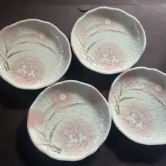 小皿　お皿　4枚セット　うさぎ　風月　食器