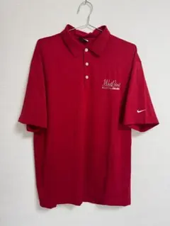 Nike　L　ポロシャツ　レッド[207]