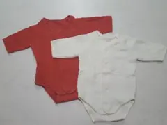 長袖　ロンパース　厚手　70サイズ　2枚セット　冬用　下着　アカチャンホンポ