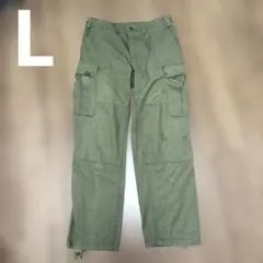 メンズ カーゴパンツ カーキ色 米軍 Lサイズ