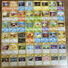 【匿名配送】ポケモンカード　旧裏　金、銀、新世界へ　など　48枚