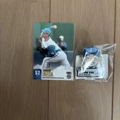 池田隆英　ファイターズガチャピンバッジ／カードセット