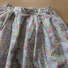 テチチ　 リバティ　フレアスカート M