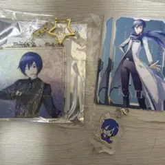 プロセカ　KAITO アンスタコラボキーホルダーとおまけ類 計４点