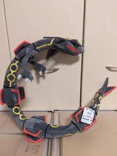 新品・未使用・タグ付！ポケットモンスターめちゃもふぐっとぬいぐるみ黒いレックウザ