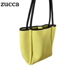 良品★zucca ズッカ トートバッグ フェルト A4可 イエロー